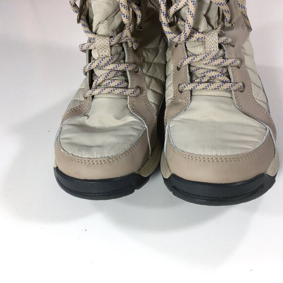 Columbia Meadows Omni Heat Winter Snow Boots Womens Size 7.5 Beige BL5967-271 - Picture 6 of 9